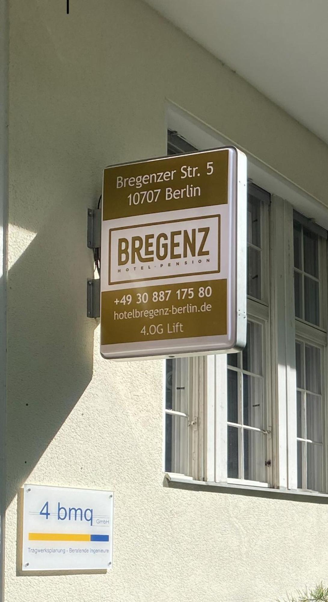 Hotel Bregenz Berlin Exterior foto