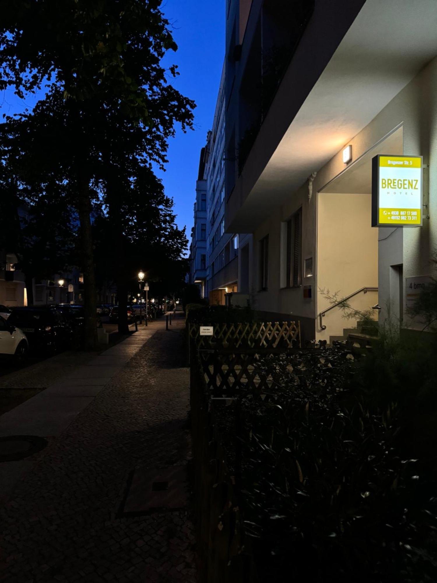 Hotel Bregenz Berlin Exterior foto